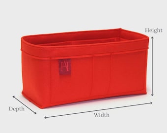 Großer handgemachter Liner Organizer / Rechteck & Quadrat von Handtasche Angels UK