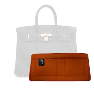Luxury Bag Organiser / Insert / Liner for Birkin 30 handmade in the UK by Handbag Angels from Premium 3mm Felt