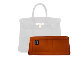 Luxus Taschenorganizer / Insert / Liner für Birkin 25 handgefertigt in Großbritannien von Handbag Angels aus hochwertigem 3mm Filz