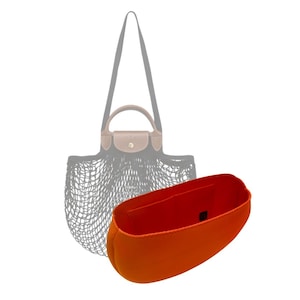 Le Pliage Le Filet 大型メッシュトートバッグ インサート / オーガナイザー / ライナー ハンドバッグエンジェルズ UK によるハンドメイド