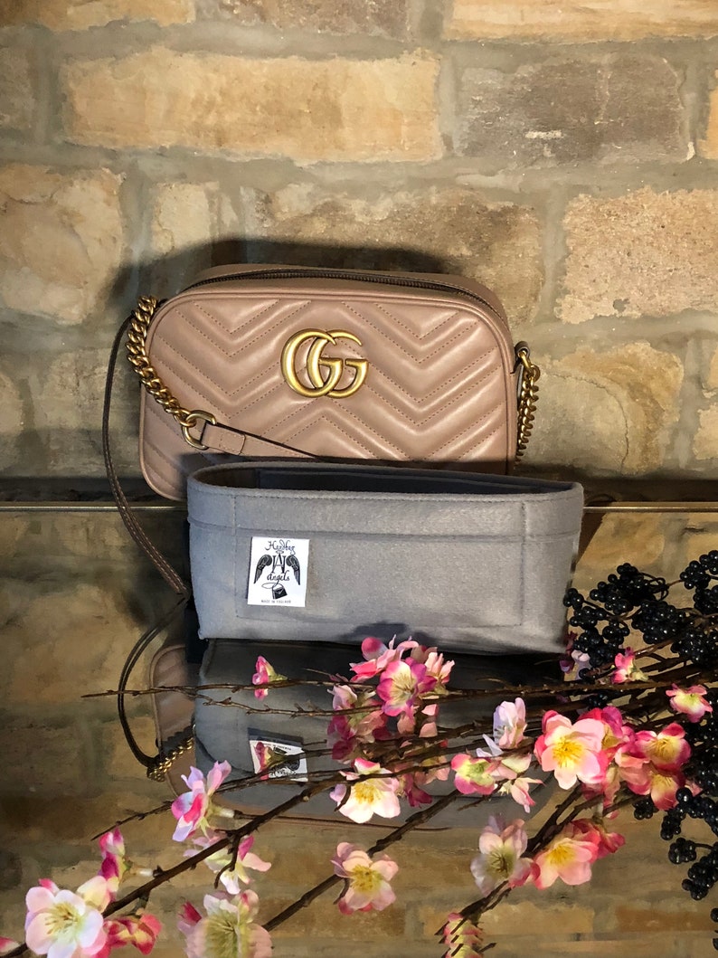 GUCCI SMALL SHOULDER Marmont Liner Felt Handbag Insert Bag Etsy