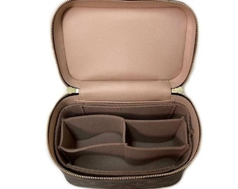 Maßgeschneiderte Luxus Filz Handtasche Liner / Organizer für NICE MINI mit abnehmbaren Taschen in der Mitte