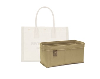 Bespoke Luxury Felt Handbag Liner / Organiser for Rive Gauche Tote Bag