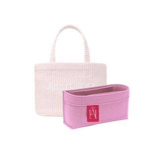 Luxury Felt Bag Organiser / Insert / Liner for J. Choo Mini Beach Tote by Handbag Angels