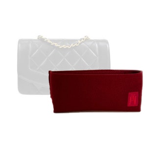 Bespoke Luxury Felt Handbag Liner / Organiser for Small Diana