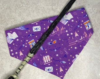 Wizard Dog Bandana, Scrunchie Bandana, Halloween Dog Bandana, Gifts For Dog Lovers,