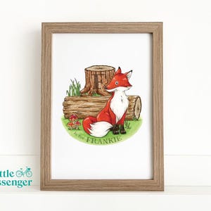 Personalised Fox Alphabet Print