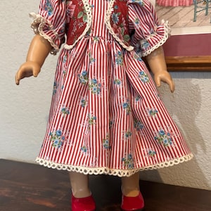 18 inch doll dress with shoes