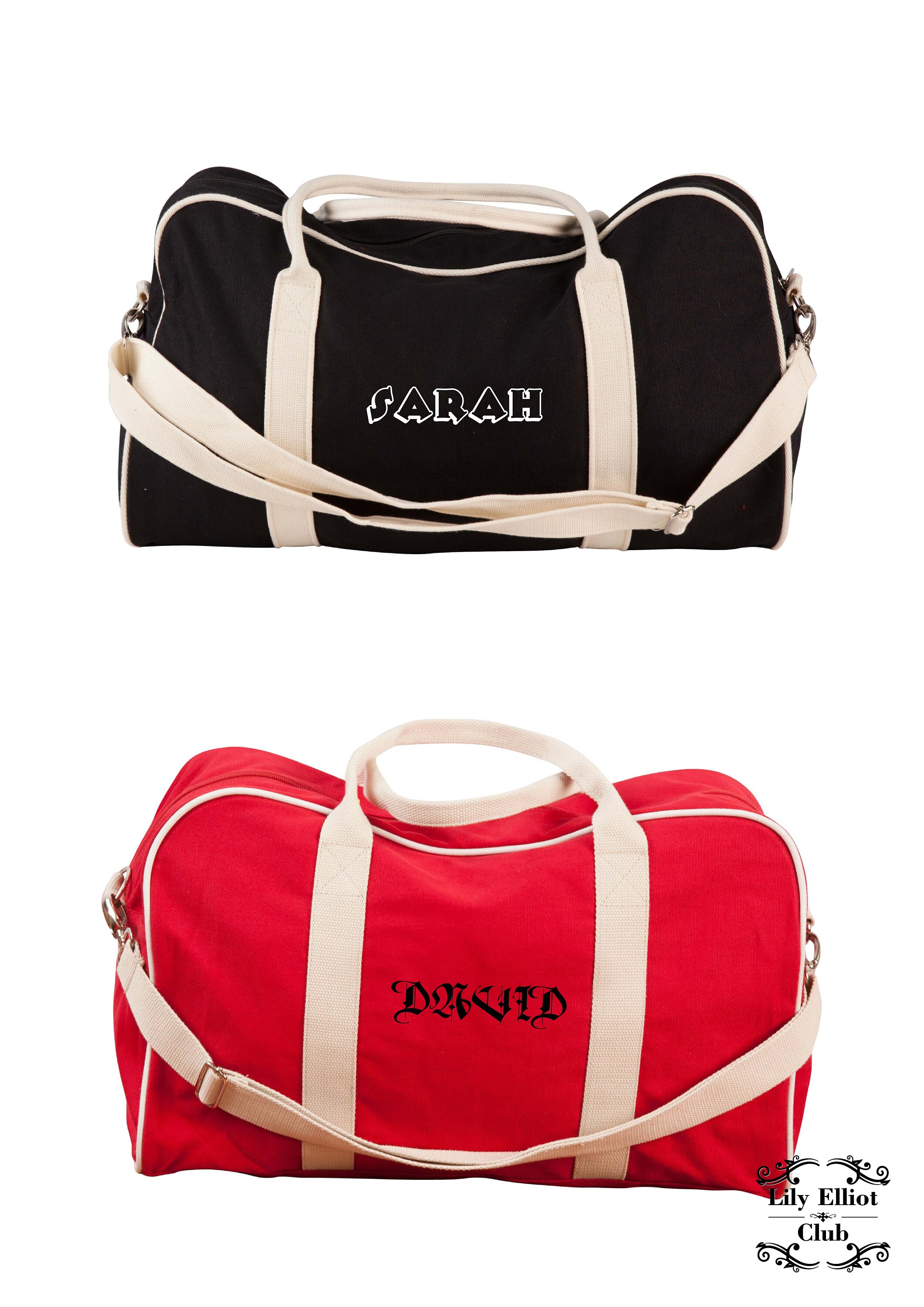 Duffel Bag / Personalised Name Bag / Personalised Gift / Name Etsy