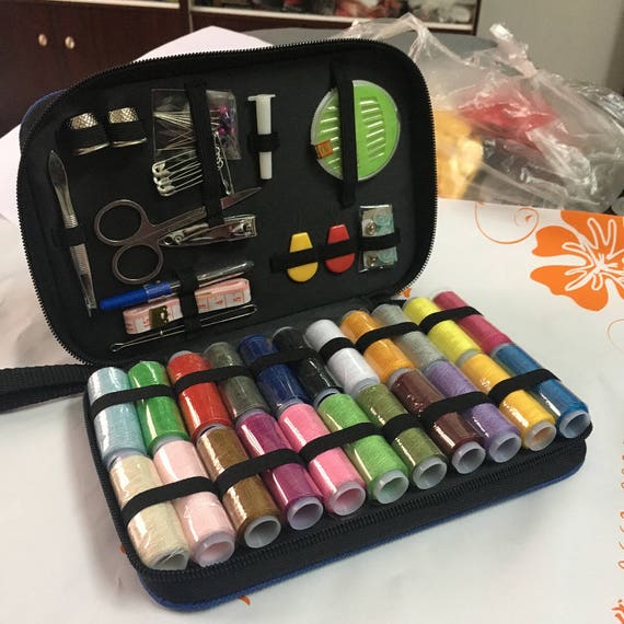Urijk Portable couture boîte Kits multifonction couture boîte couture accueil accessoires couture essentiel outils fils à coudre ensemble Multi couleurs 41a732 Urijk Portable couture boîte Kits multifonction couture boîte couture accueil accessoires couture essentiel outils fils à coudre ensemble Multi couleurs 41a732