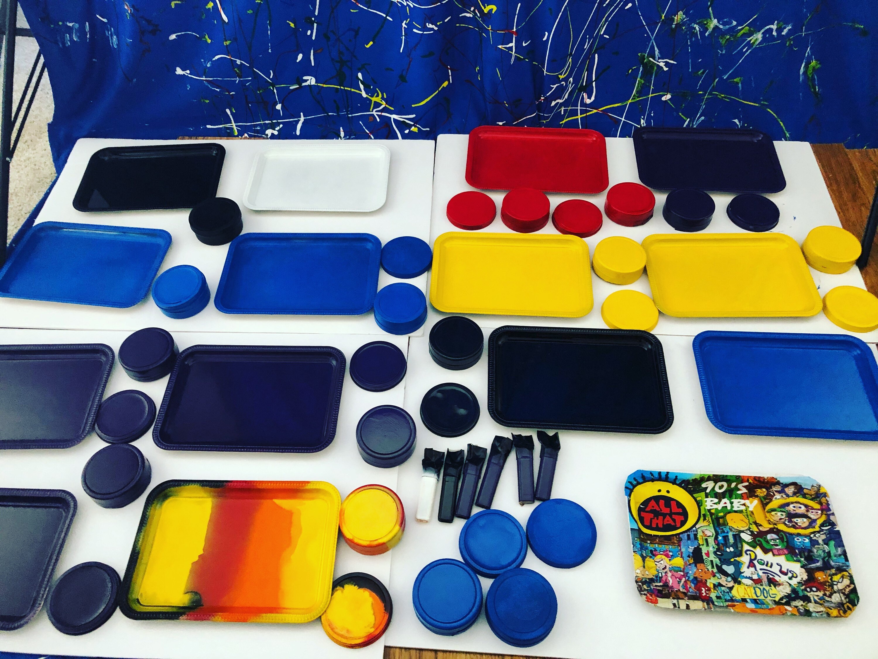 CUSTOM Rolling Tray Set Any Design Etsy