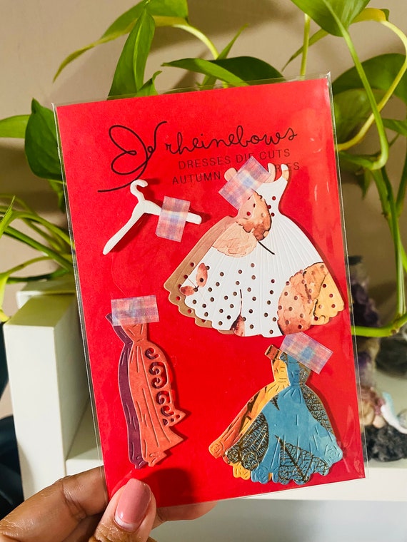 dress die cut Die Cut Dresses - Card Making Cut Files