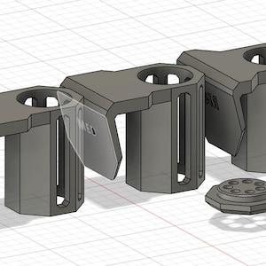 3D Printable Pothos Plant Rimless Aquarium Holder (STL Download) 3 Sizes