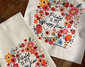 Pilates towels, Pilates gifts, pilates instructor gift, Pilates enthusiast, gifts for her, Pilates Instructor gifts, pilates student gifts