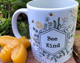 PDX Flower Power "Be kind" mug