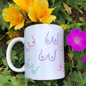 PDX Flower Power &quot;Boob&quot; mug