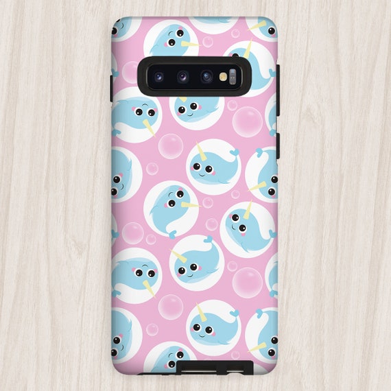 Pink Pigs with Green Acorns Samsung S10 Case