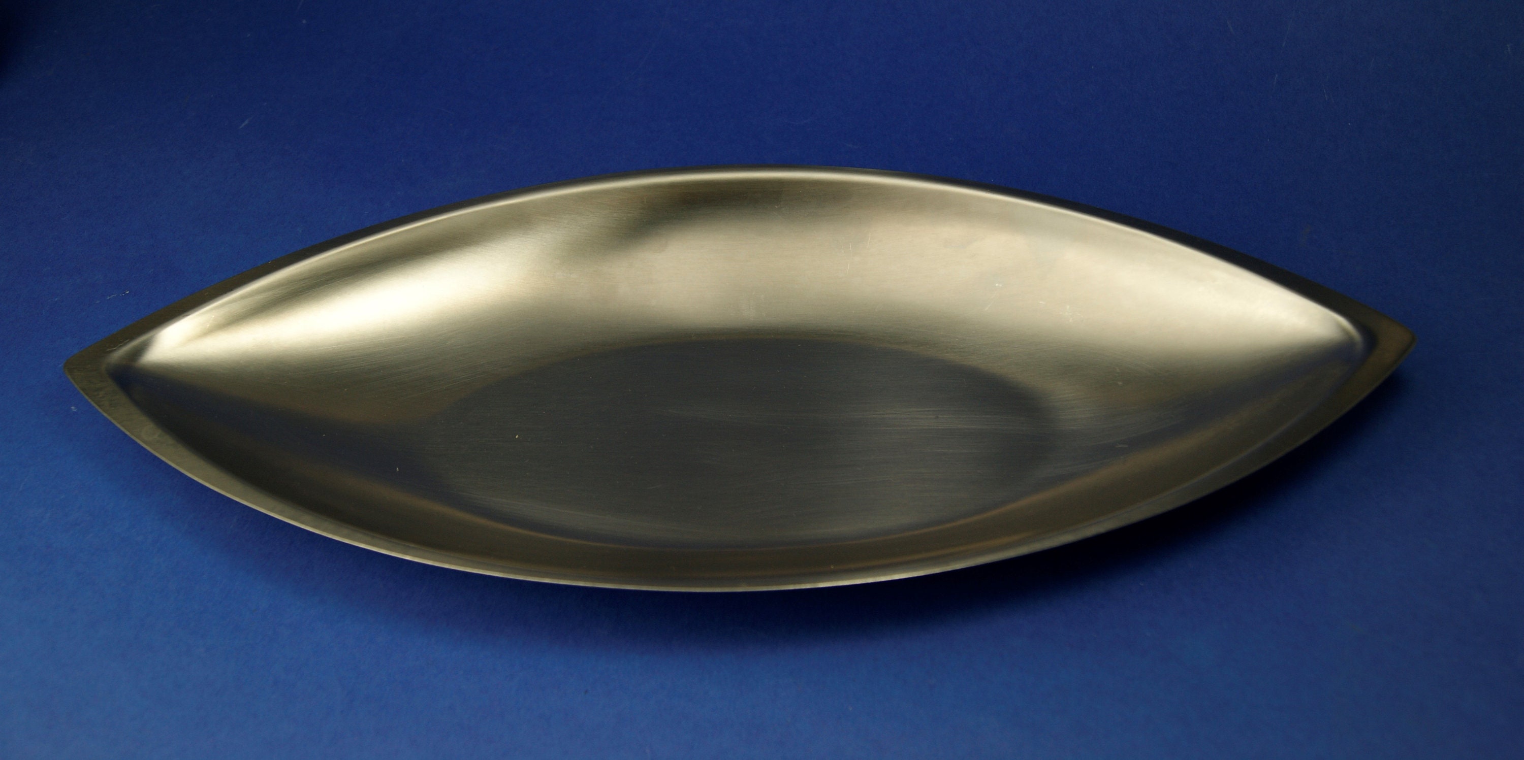 Plat Creux Ovale Guy Degrenne Inox 34x19cm - Vintage - Fabriqué En France