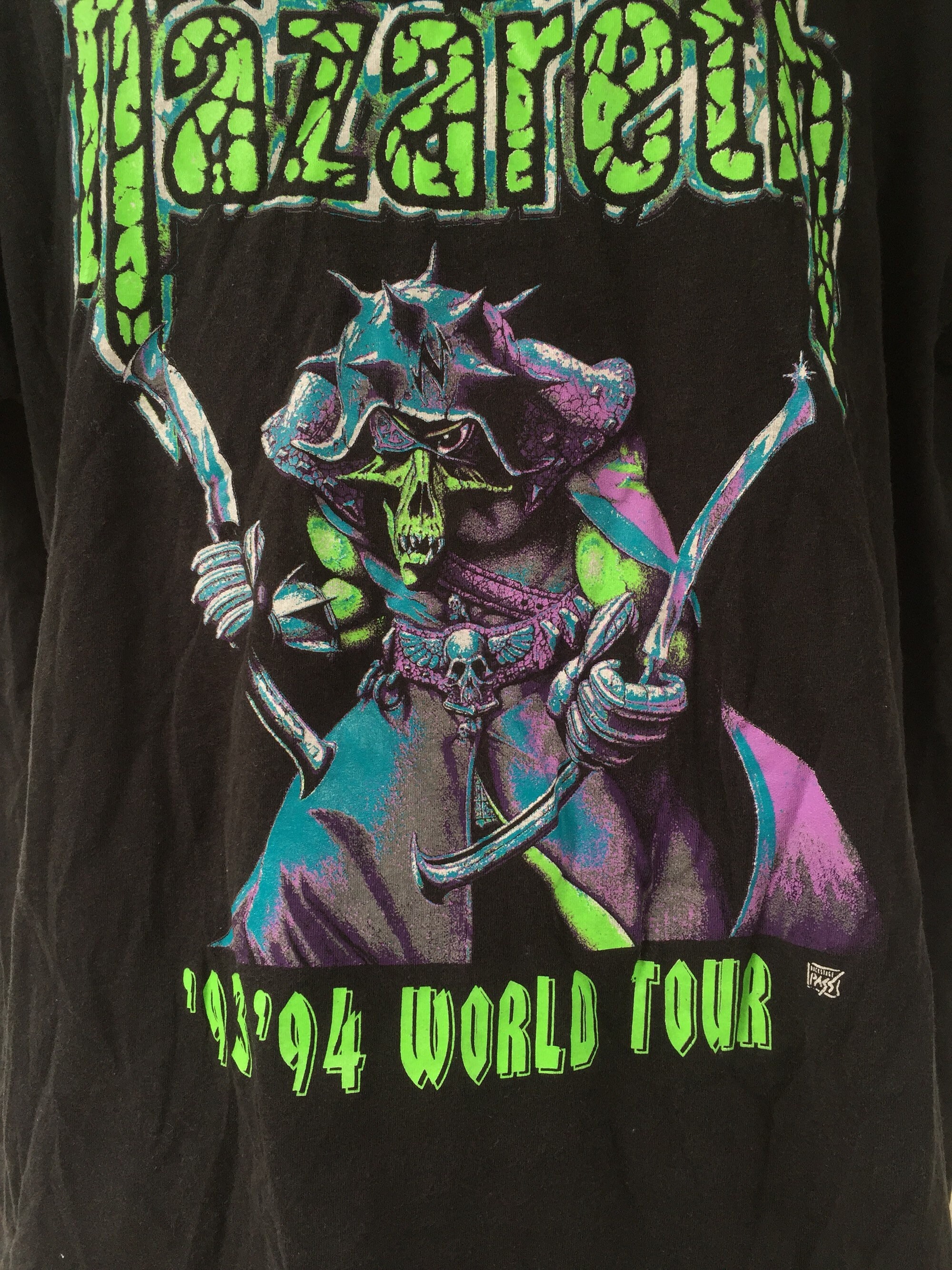 Vintage Nazareth Band Shirt Sz XL 93 94 World Tour - Etsy