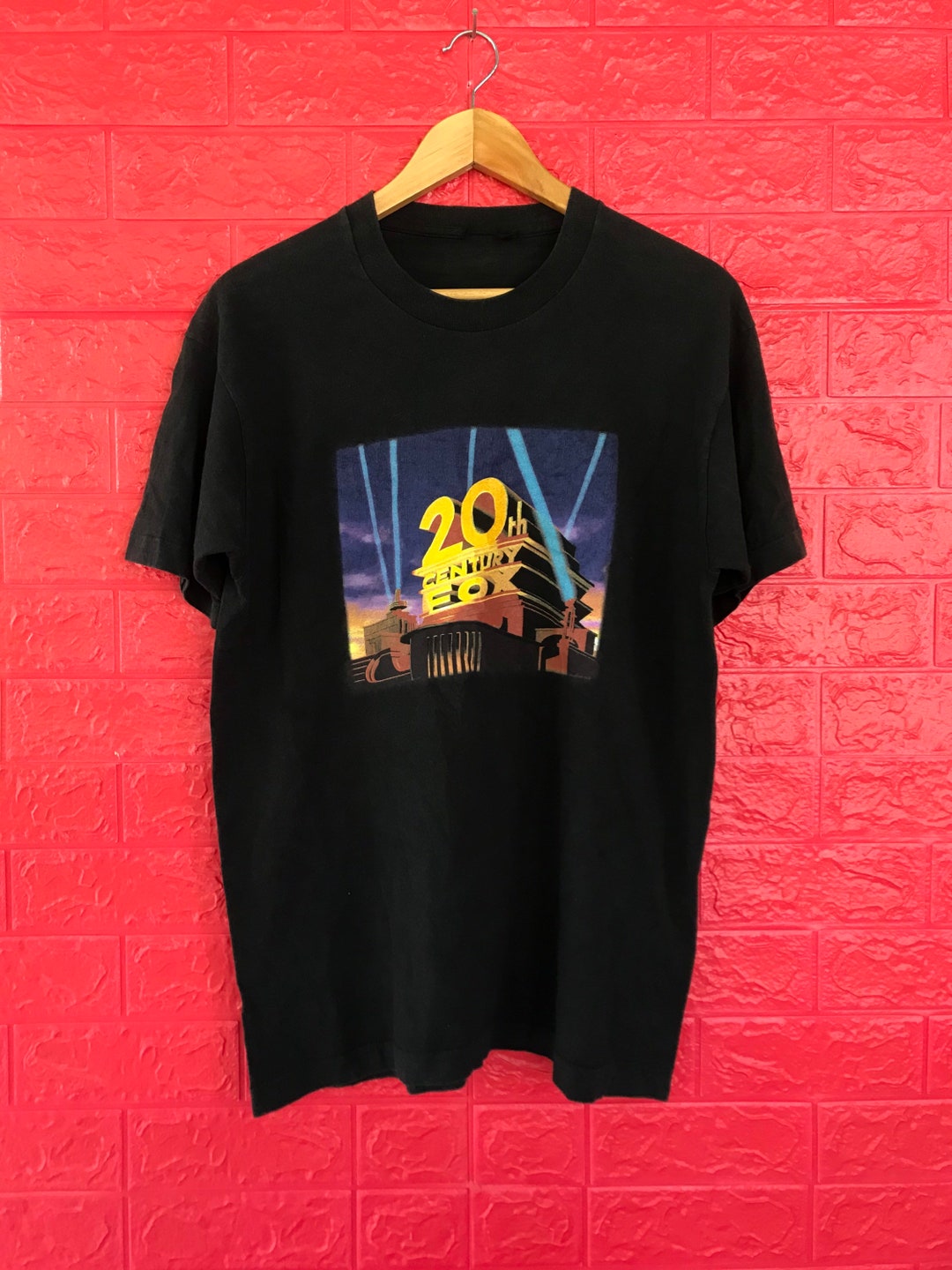 Vintage 20th Century Fox Film Studio Tshirt Size LARGE - Etsy