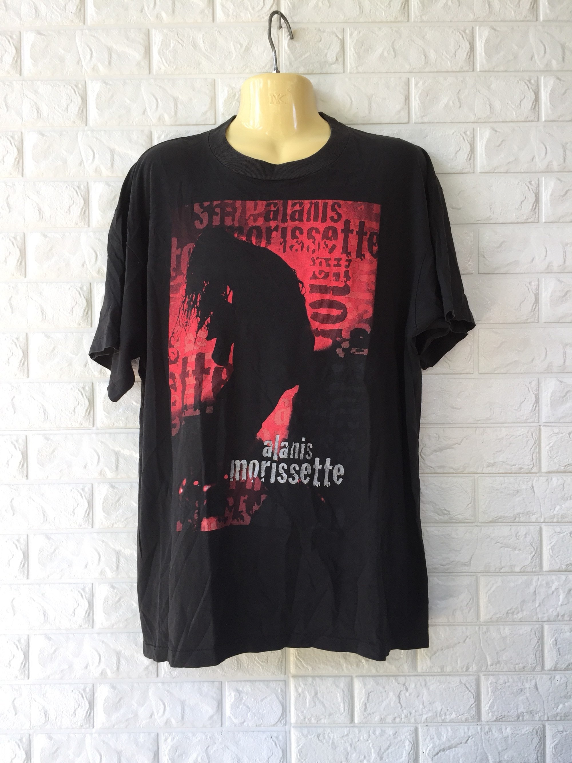 Vintage ALANIS MORISSETTE Shirt Sz XL American Rock Grunge - Etsy