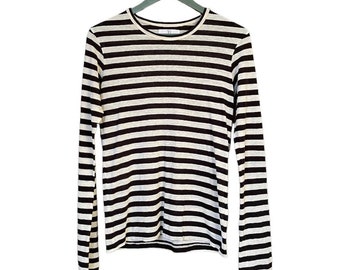 Vintage 90s Y’s Yohji Yamamoto Japan Designer Stripe Longsleeve Tshirt