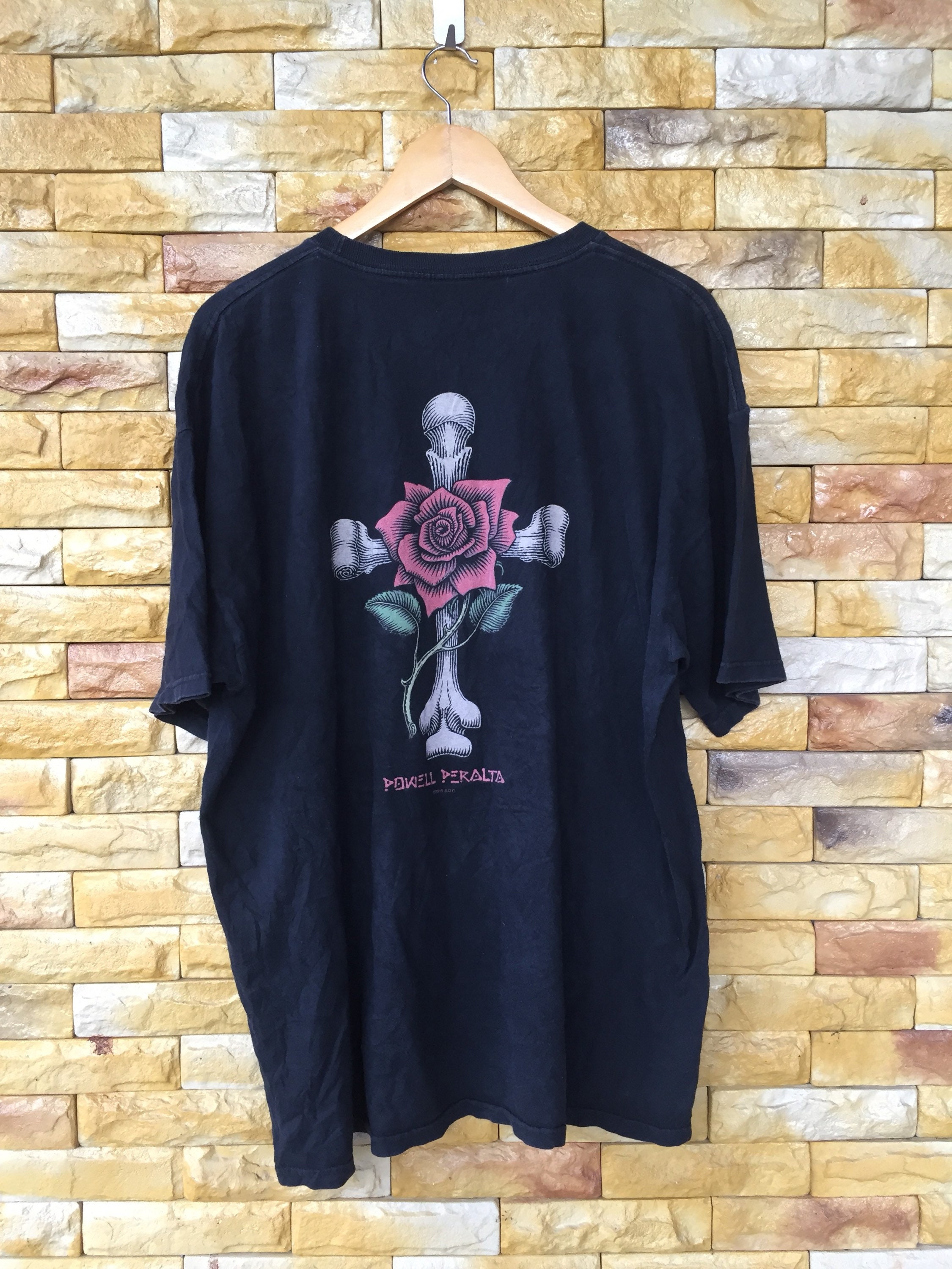 Powell Peralta Skate Shirt Xlarge Size Rose Cros Zorlac Santa Cruz