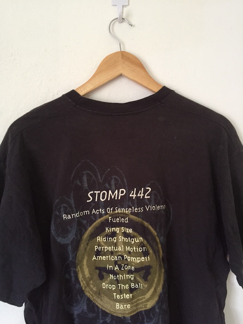 Vintage ANTHRAX band shirt stomp 442 album thrash metal heavy metal genre slayer megadeth metallica exodus pantera iron maiden