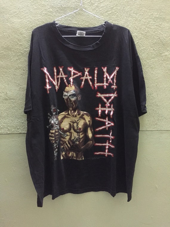 rare!!! Vintage napalm death band shirt xlarge siz