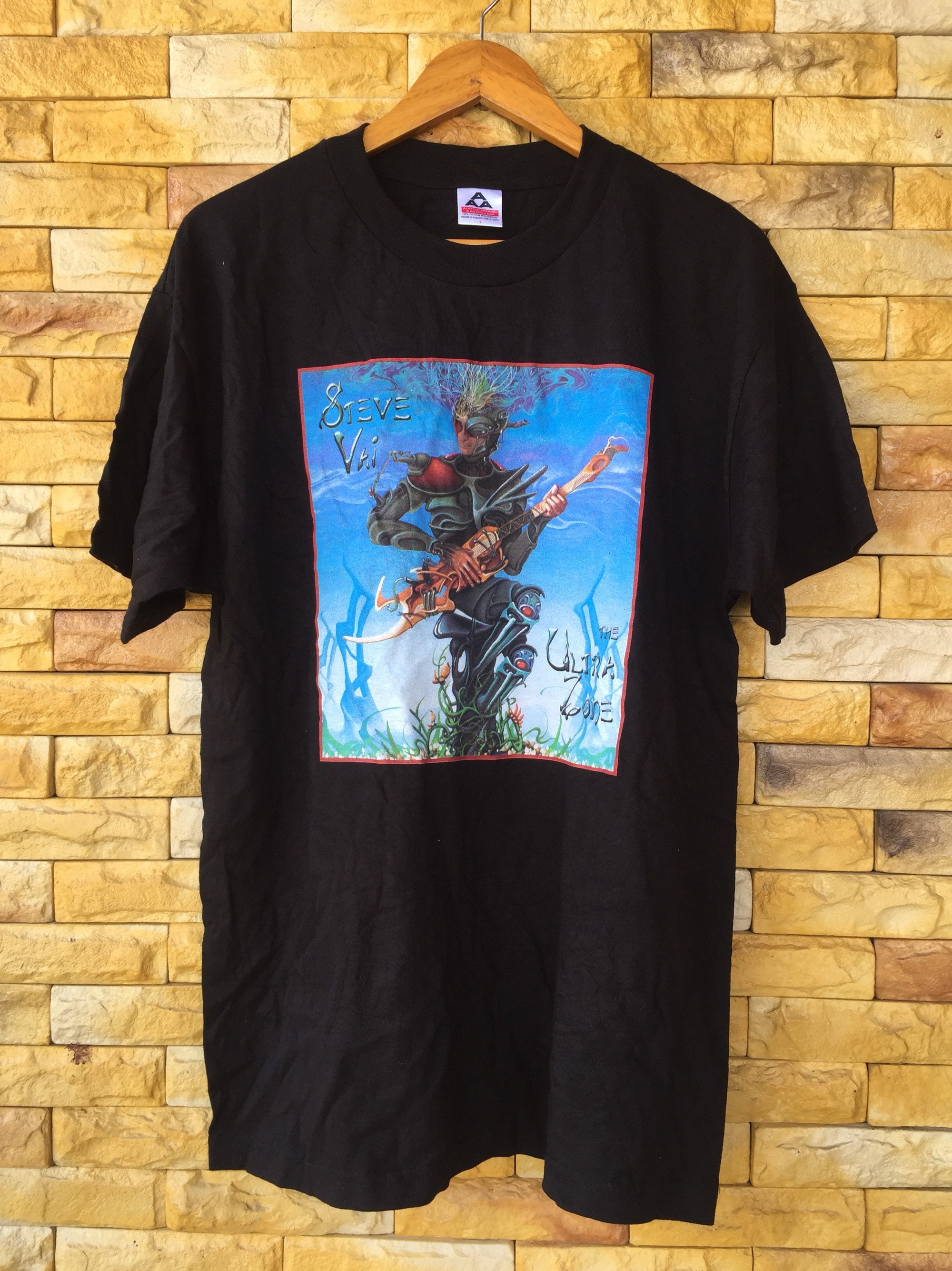 話題の行列 vtg VAI STEVE L 90s Tシャツ アメリカ製 スティーブバイ T