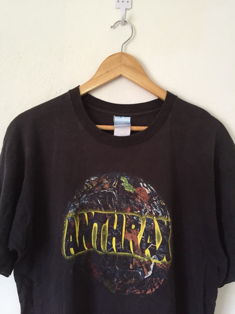 Vintage ANTHRAX band shirt stomp 442 album thrash metal heavy metal genre slayer megadeth metallica exodus pantera iron maiden