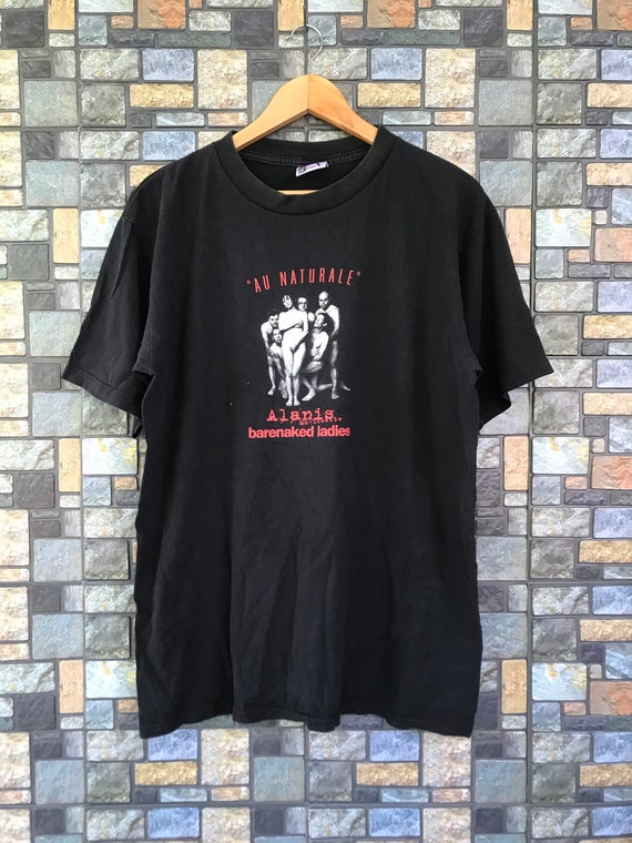 VTG Alanis Morissette Tshirt Barenaked Ladies Au N