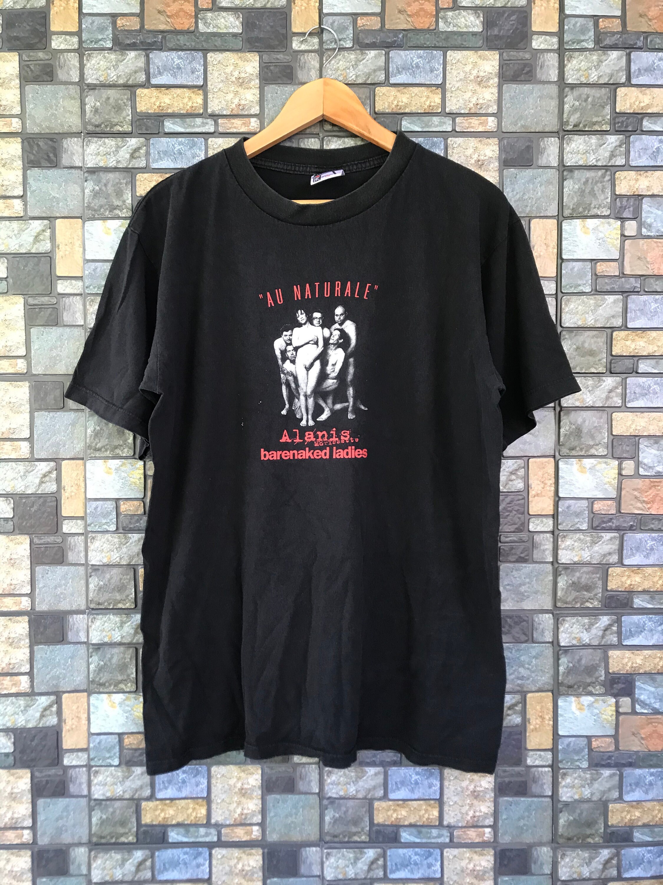 VTG Alanis Morissette Tshirt Barenaked Ladies Au Naturale Tour | Etsy