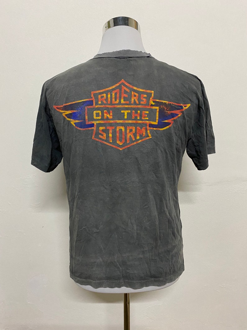 T-shirt Jim Morrison The Doors Riders On The Storm - Homme - Noir 100% Coton - Neuf Avec étiquettes