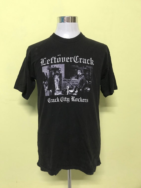 VTG Restover Crack Punk Band Tshirt Sz 
