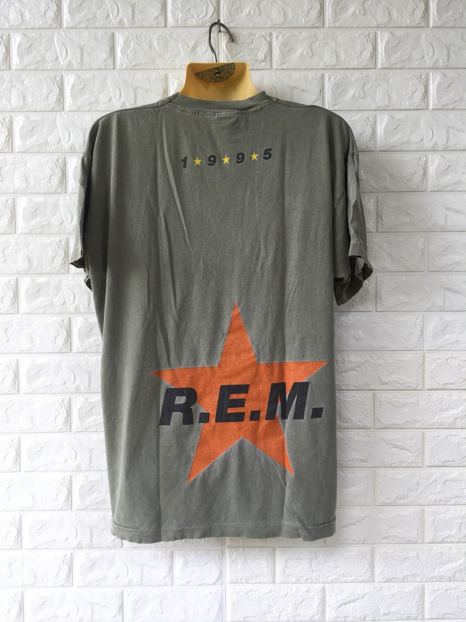 Vintage 1995 REM Shirt Sz XL American Rock Band Folk Rock Etsy