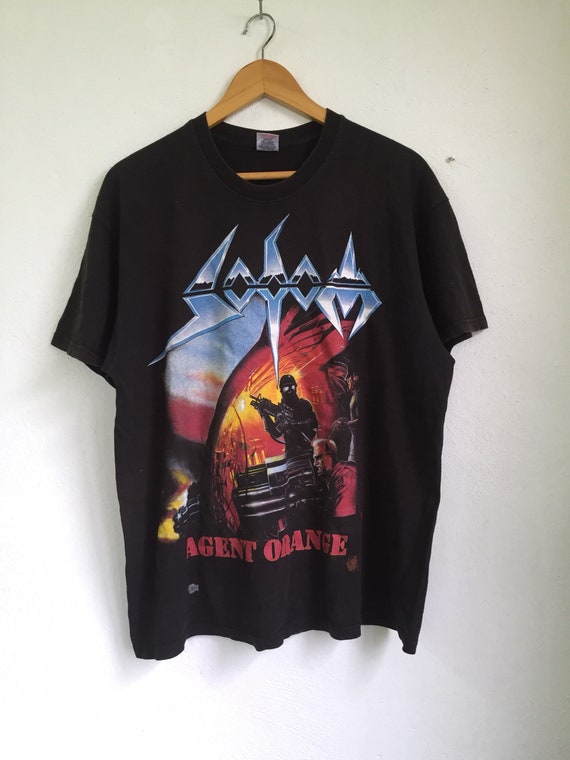 Sodom Band Shirt Sz Xl Agent Orange Album German Trash Metal Etsy