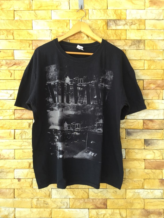 Nirvana band shirt xlarge size nirvana in concert