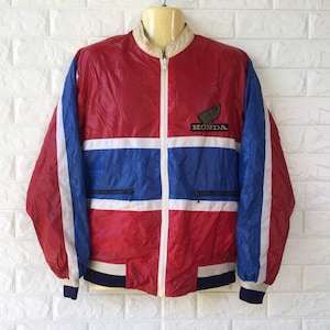Vintage Honda Racing Team Motorsports Reversible Multicolours Jacket Sz M