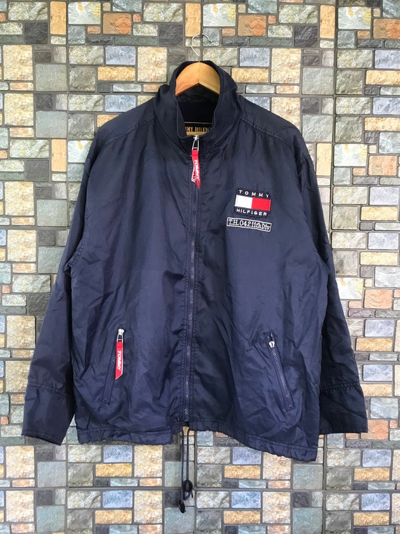 Vintage Tommy Hilfiger Patrol Surplus Big Logo Spell Out Jacket Size M