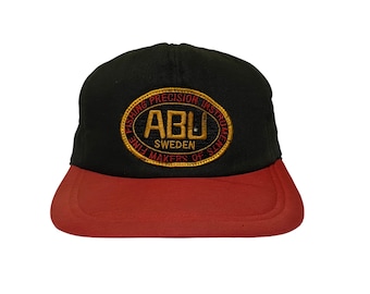 Vintage 80s Abu Sweden Hat Abu Garcia Fishing Cap