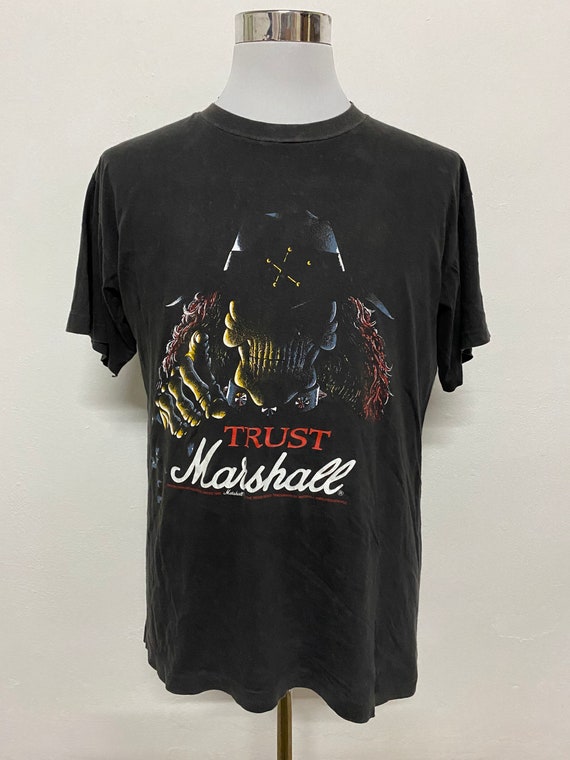 Vintage 90s Marshall Amplification Music Tshirt Si