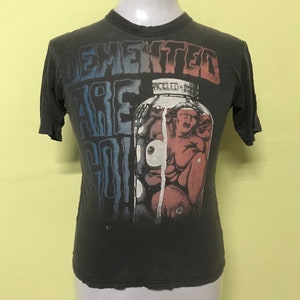 Selten!!! Vintage Demented Are Go UK Punk-Rock-Band Tshirt Sz MEDIUM