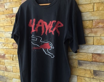 d*9様 SLAYER 90s バンt DO NOT CROSS vintage Vintage 90s Slayer Band Shirt Medium Large Size Do Not Cross