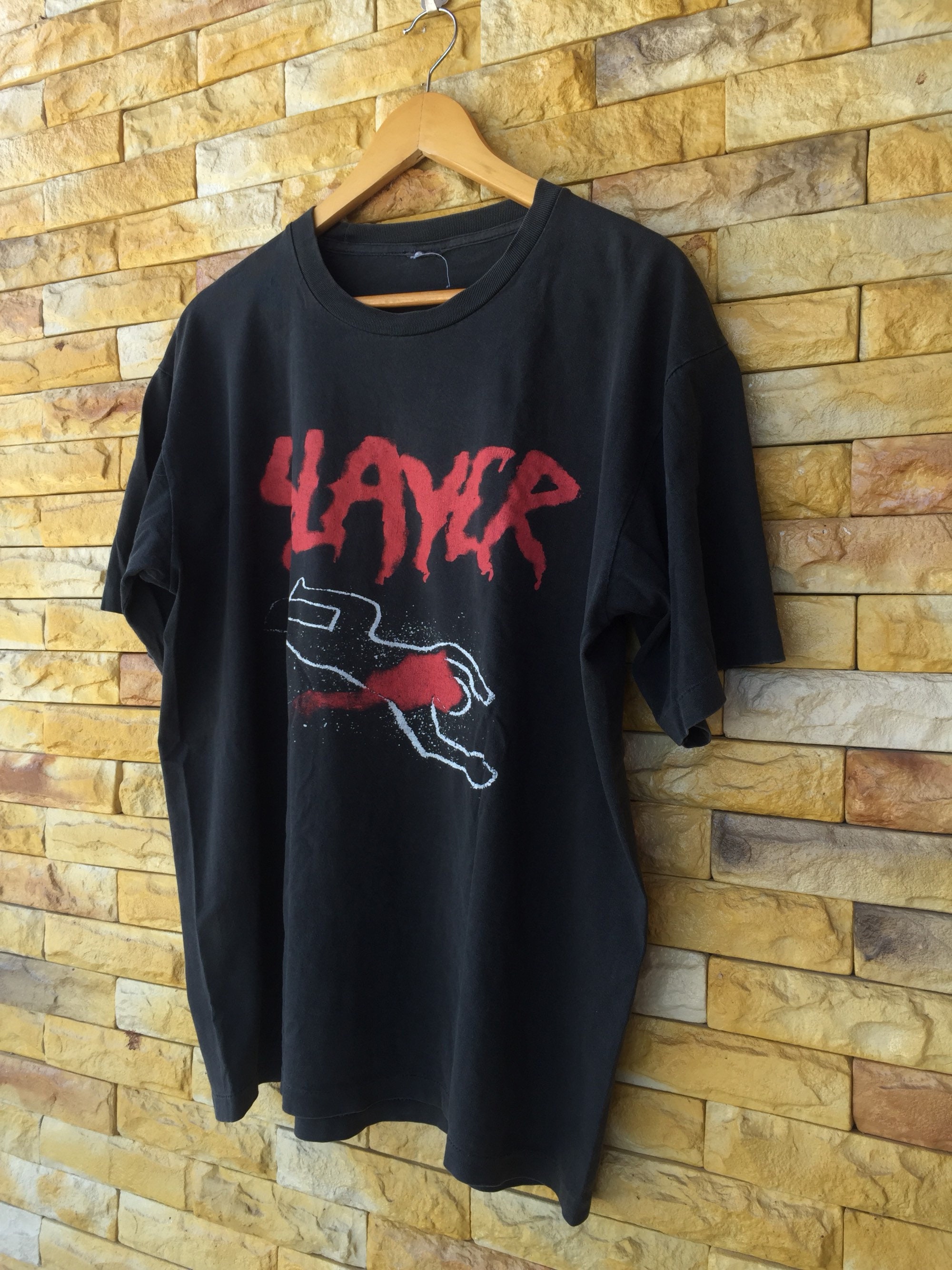 Vintage 90s Slayer Band Shirt Medium Large Size Do Not Cross Vintage 90s Slayer Band Shirt Medium Large Size Do Not Cross