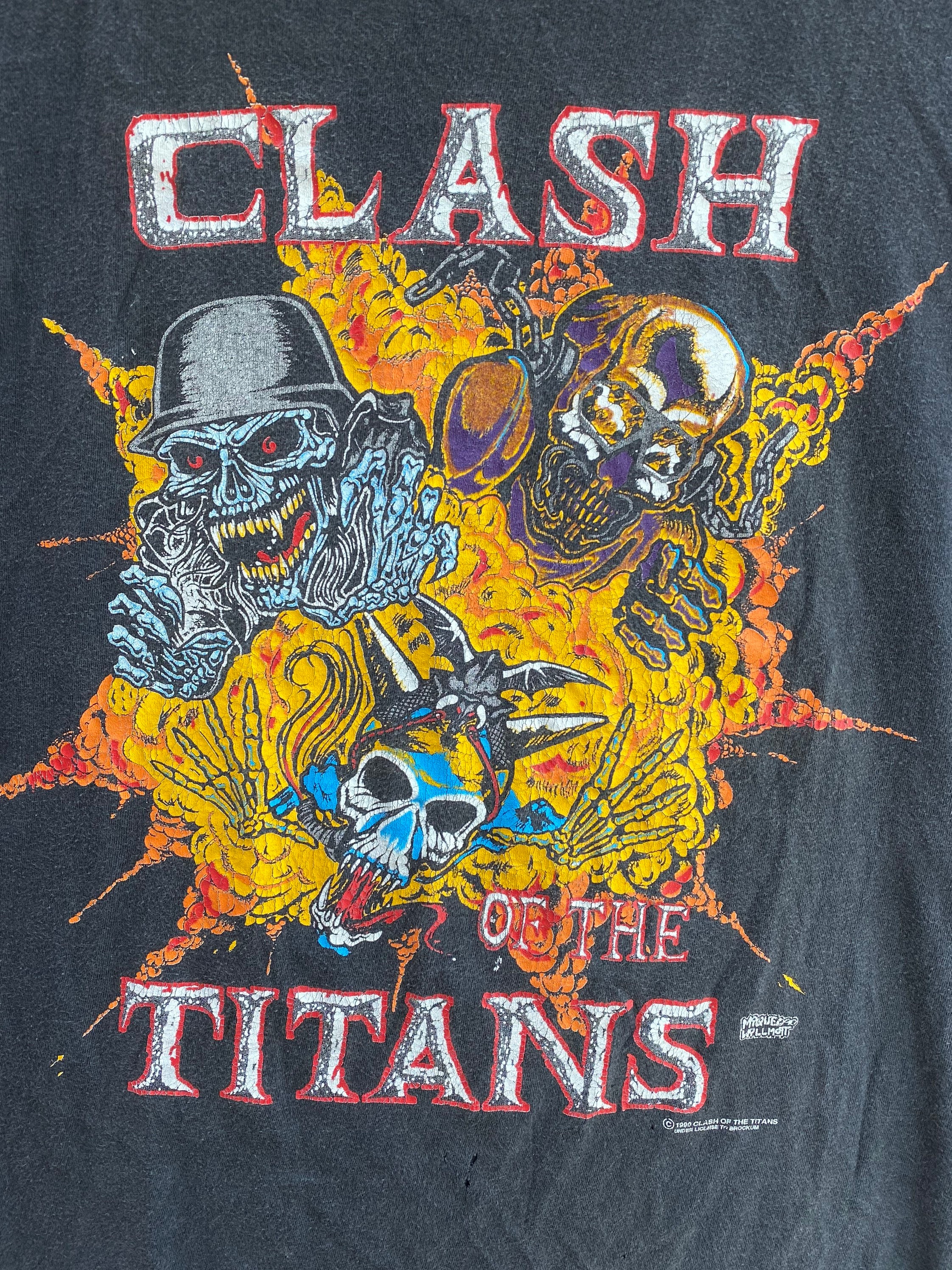 Vintage Clash of the Titans Europe Tour 1991 Megadeth Slayer
