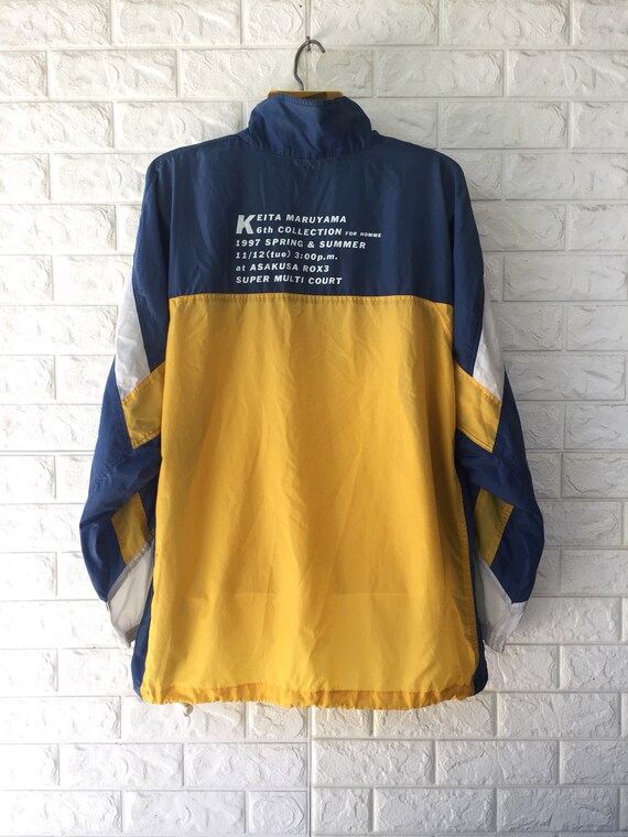 Keita 　ナイロンジャケット Rare!!! Vintage 90s Keita Maruyama Windbreaker Sz L 6th Collection