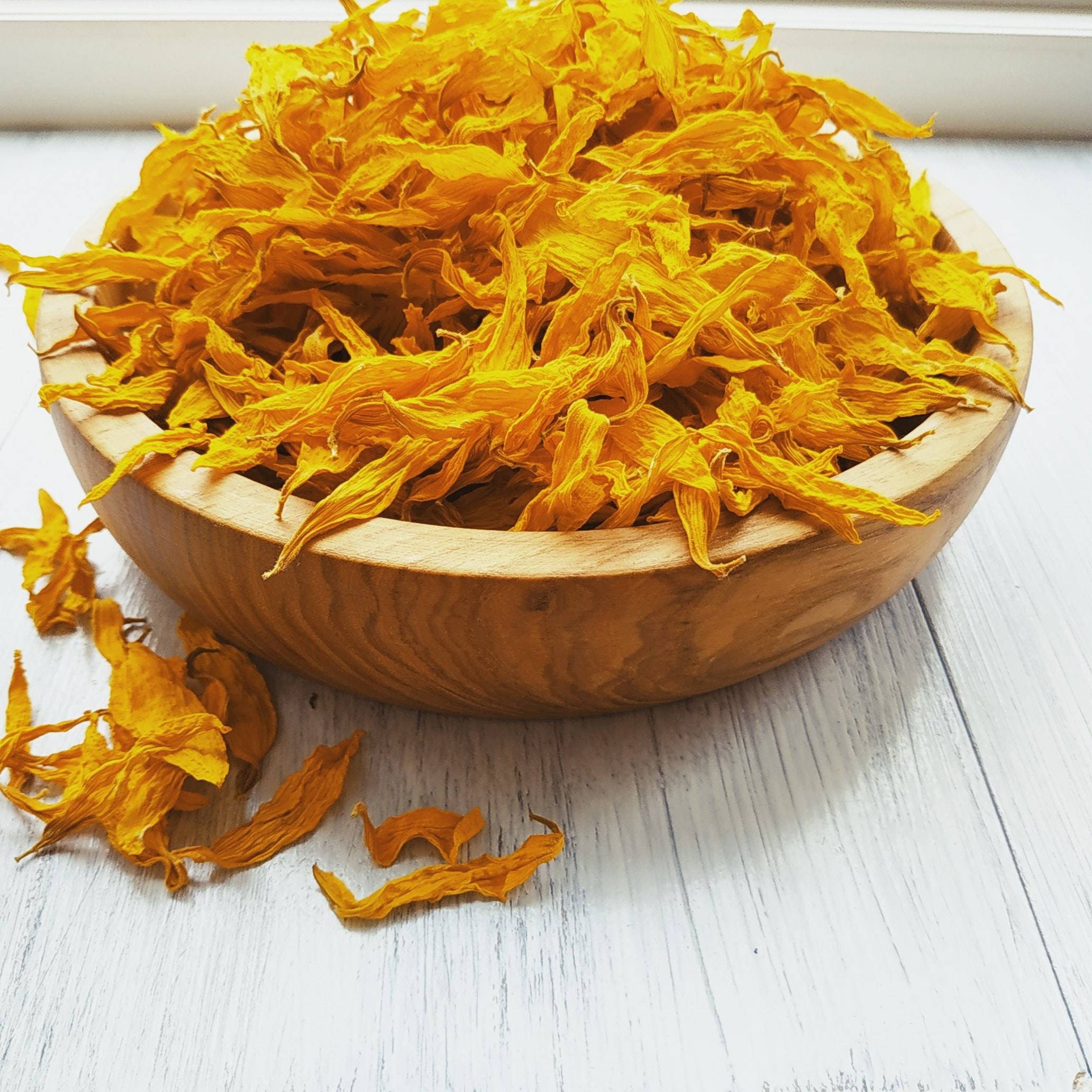 Sunflower Petals Dried Sunflowers Yellow Dried Petals Real Etsy