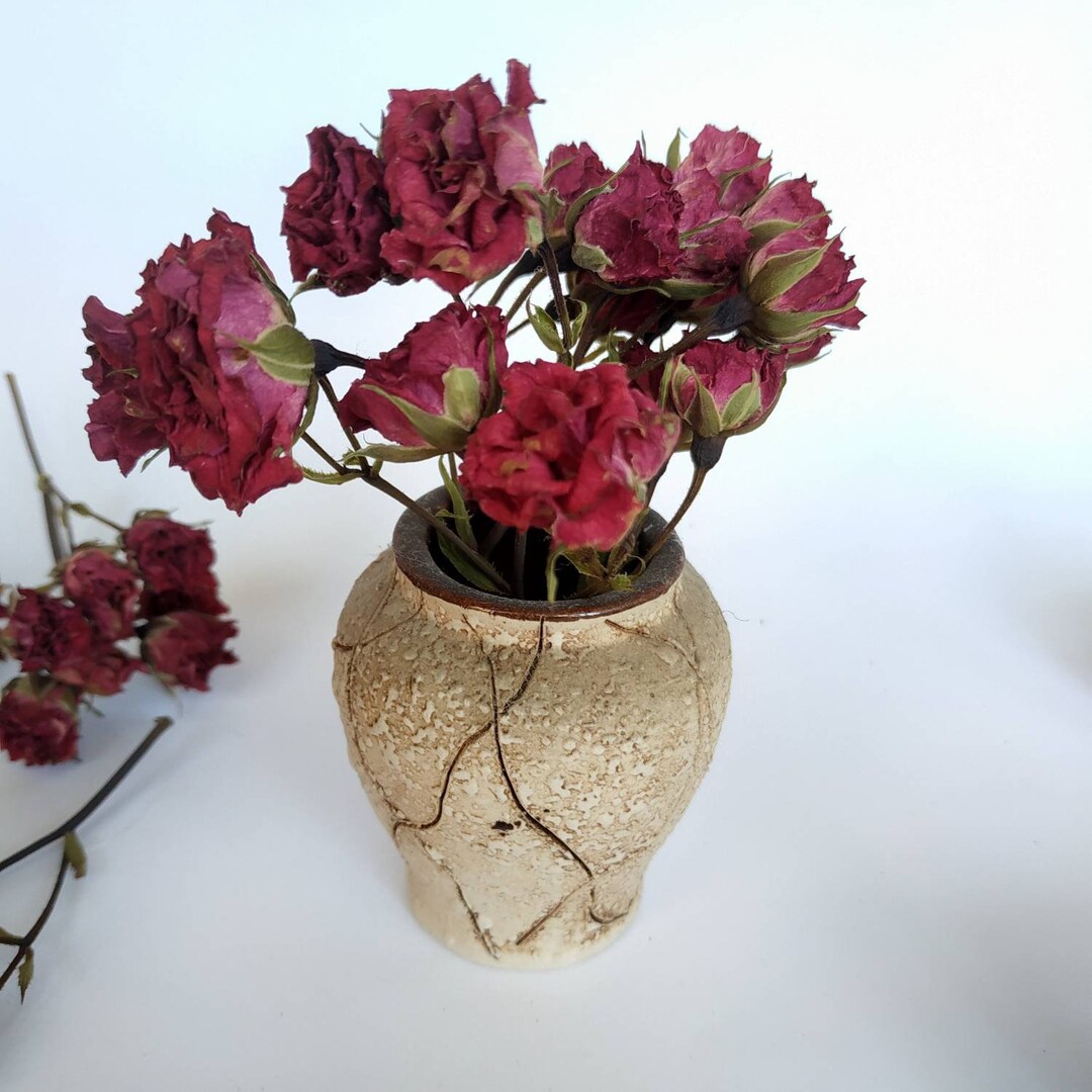 Tiny Dried Burgundy Roses 5/10/20 Pcs. Small Preserved Dry Flowers ...