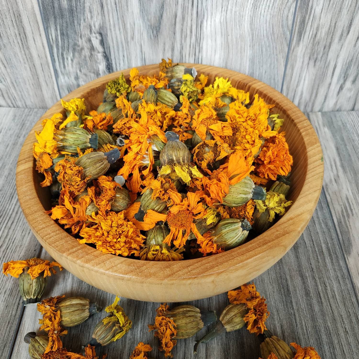 Dried marigold flowers 60 pcs organic dry marigold flowers ...